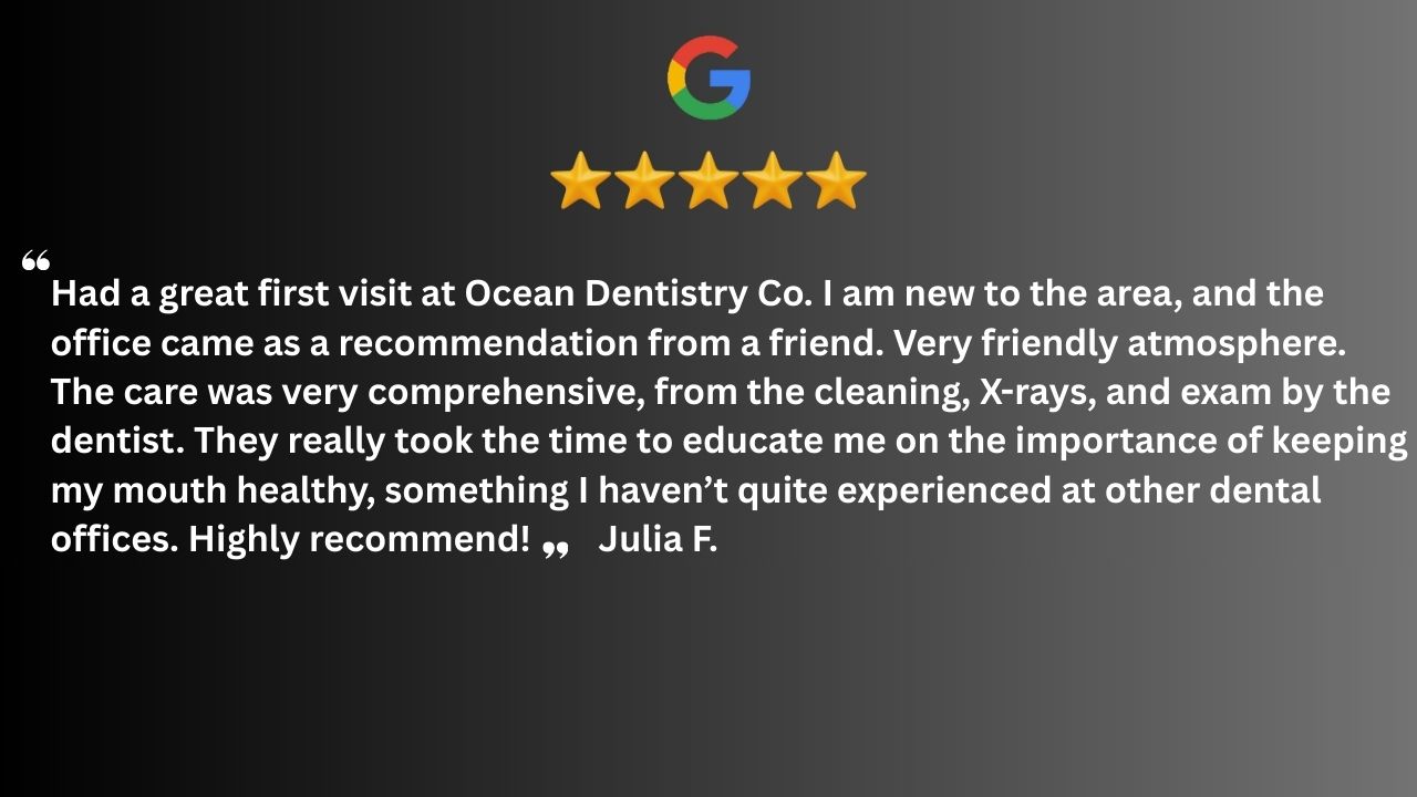 Google Review Julia F