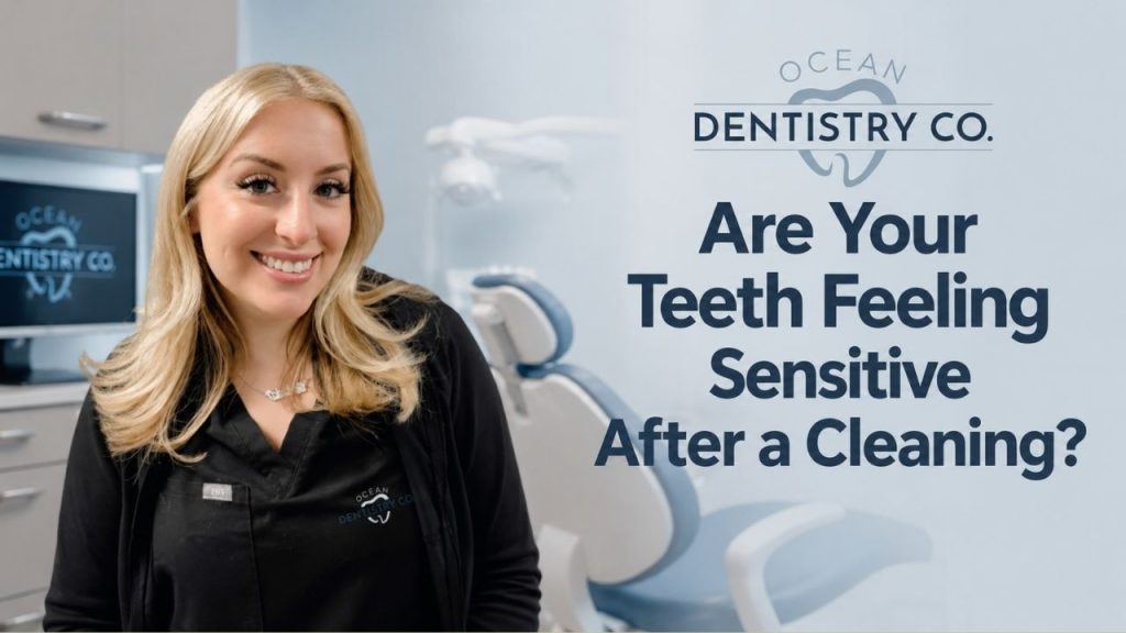 are you teeth feeling sensitive after a cleaning?