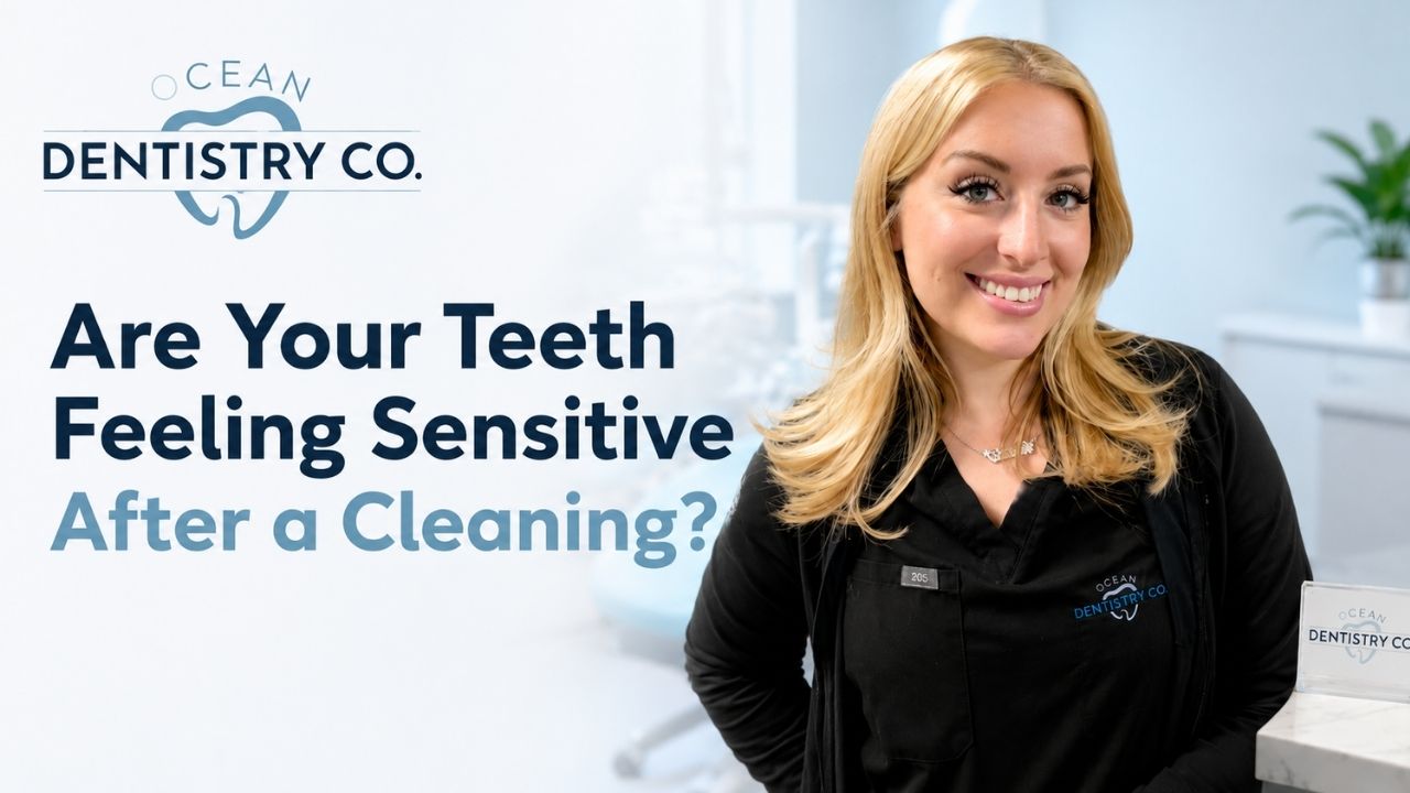 are you teeth feeling sensitive after a cleaning
