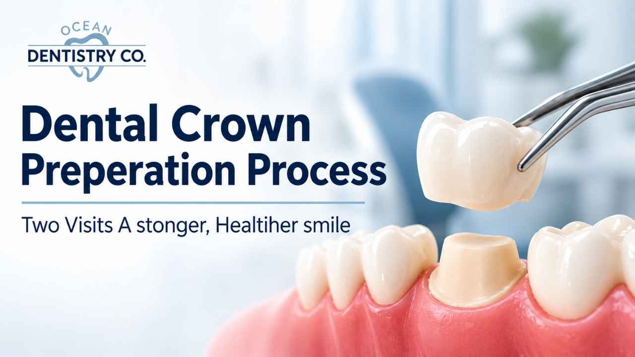 Dental Crown Preparation at Ocean Dentistry Co.